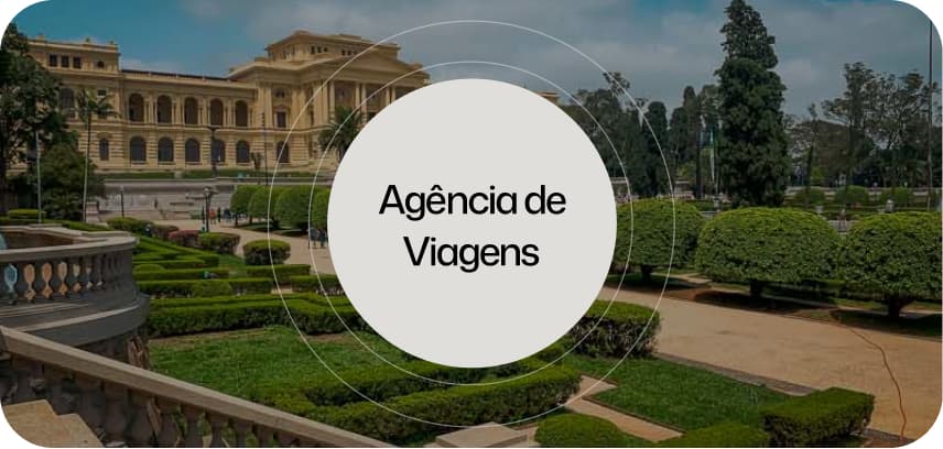 Jardins e fachada do Museu Paulista (Museu do Ipiranga), em São Paulo