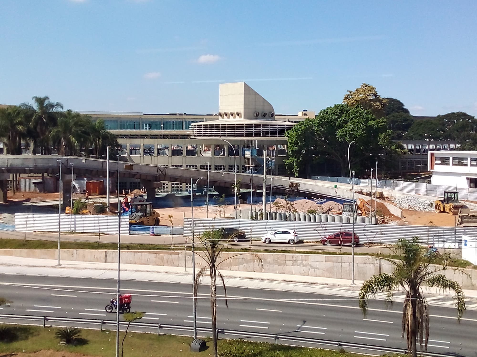 Vista do Aeroporto de Congonhas, em São Paulo.